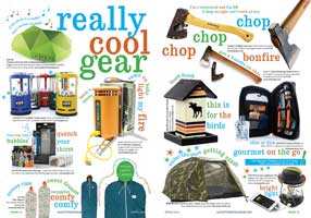 GoCottage Magazine: Really Cool Gear Spread